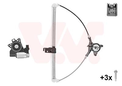 Window winder mechanism Mazda 3: 2734267 Van Wezel Power window left