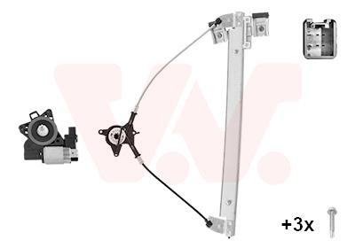 Window lifter Mazda 2: 2740263 Van Wezel Power window left