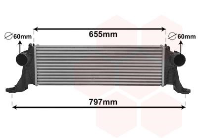Turbocharger intercooler Iveco Daily: 28004132 Van Wezel Intercooler, charger