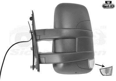 2816801 Van Wezel Rearview mirror external left