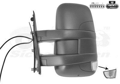 Van Wezel 2816807 Rearview mirror external left 2816807 2816807 Van Wezel Rearview mirror external left
