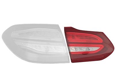 Tail lights Mercedes C-Class T-Model: 2925927U Van Wezel Tail lamp upper left