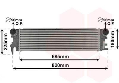 Intercooler charger Mercedes V-Class: 30014700 Van Wezel Intercooler, charger