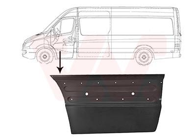 Exterior door components Mercedes Sprinter: 3077171 Van Wezel Repair part door