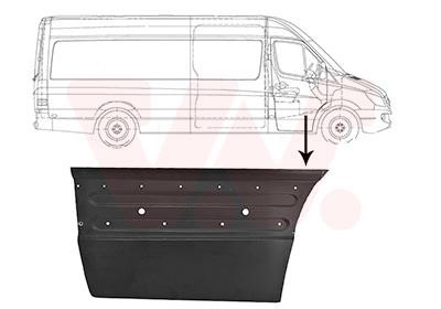 Exterior door components Mercedes Sprinter: 3077172 Van Wezel Repair part door