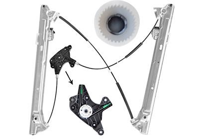 Window lifter Mercedes Viano: 3081262 Van Wezel Power window right