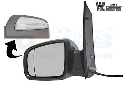Outside mirror Mercedes Viano: 3081815 Van Wezel Rearview mirror external left