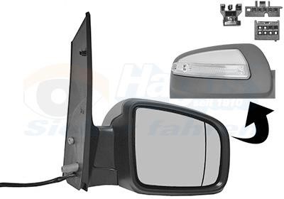Door mirror Mercedes Viano: 3081826 Van Wezel Rearview mirror external right