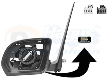 Side view mirror Mercedes V-Class: 3082829 Van Wezel Rearview mirror external left