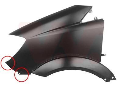 Front wing panel Mercedes Sprinter: 3083657 Van Wezel Front fender left