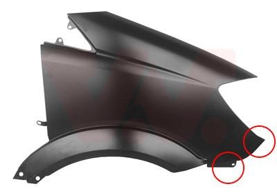 Front fender Mercedes Sprinter: 3083658 Van Wezel Front fender right