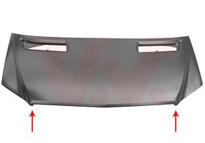Car hood Mercedes Sprinter: 3083660 Van Wezel Hood