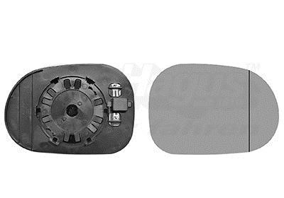 Door mirror glass Mercedes: 3085838 Van Wezel Wing mirror glass, right
