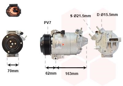 Van Wezel 3301K701 Compressor, air conditioning 3301K701 3301K701 Van Wezel Compressor, air conditioning