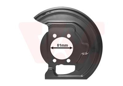 3388372 Van Wezel Brake dust shield