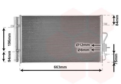 Car AC Opel AMPERA-E (F17): 37015710 Van Wezel AC Condenser