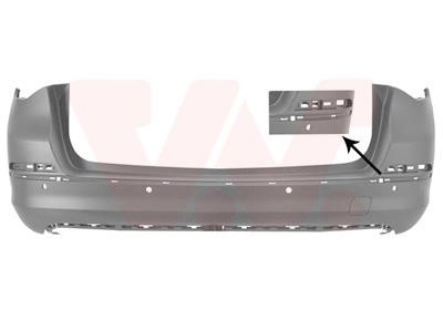 Rear bumper Opel: 3753548 Van Wezel Bumper rear