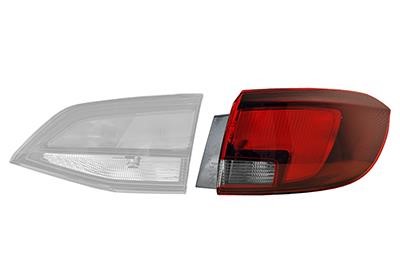 Tail lights Opel Astra K Sports Tourer: 3811922 Van Wezel Tail lamp upper right