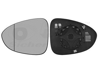 3872837 Van Wezel Wing mirror glass, left