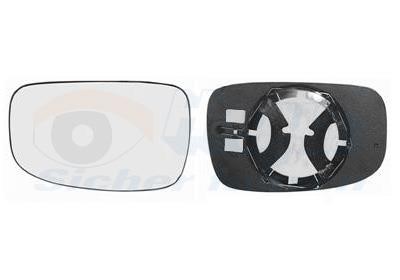 4038831 Van Wezel Wing mirror glass, left