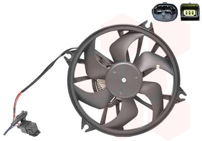 Van Wezel 4060747 Hub, engine cooling fan wheel 4060747