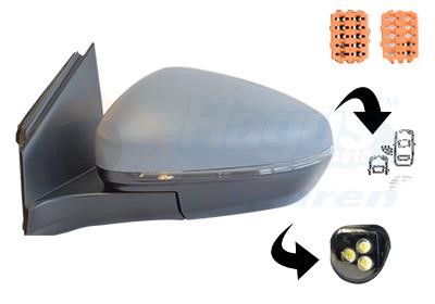 4084827 Van Wezel Rearview mirror external left