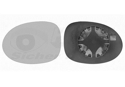 Macht mirror glass Renault Twingo: 4342835 Van Wezel Wing mirror glass, left