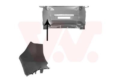 Rear bumper Renault Scenic: 4346533 Van Wezel Rear bumper corner left