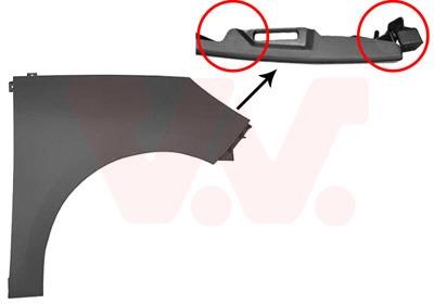 Front wing panel Renault Scenic: 4346658 Van Wezel Front fender right