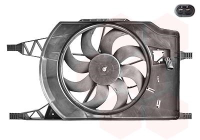 Van Wezel 4348746 Hub, engine cooling fan wheel 4348746
