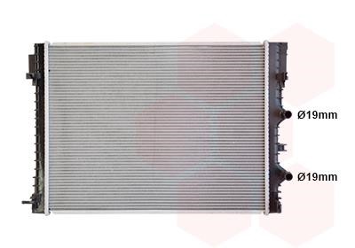 Intercooler charger Renault Twingo: 43014703 Van Wezel Intercooler, charger