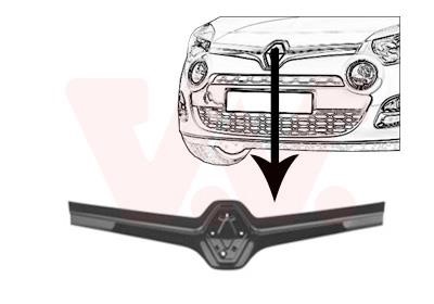 Radiator grille Renault Twingo: 4372513 Van Wezel Grille radiator