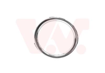 Bumper moulding Renault: 4373587 Van Wezel Trim front bumper left