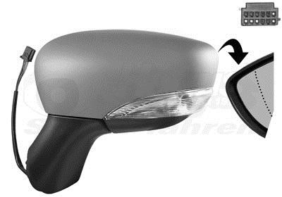 4373807 Van Wezel Rearview mirror external left