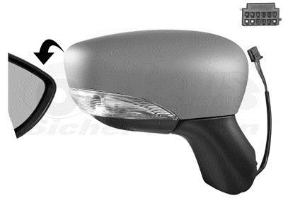 4373808 Van Wezel Rearview mirror external right
