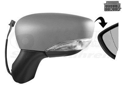 4373817 Van Wezel Rearview mirror external left