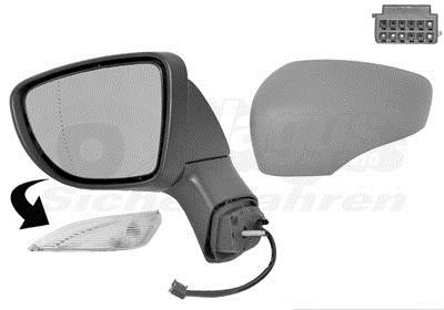 4386807 Van Wezel Rearview mirror external left