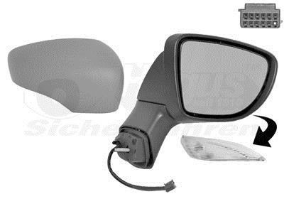 Side view mirror Renault Captur: 4386818 Van Wezel Rearview mirror external right