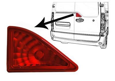4388929 Van Wezel Rear third 3rd brake stop light