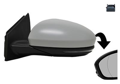 4407807 Van Wezel Rearview mirror external left