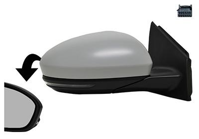 Van Wezel 4407808 Rearview mirror external right 4407808 4407808 Van Wezel Rearview mirror external right