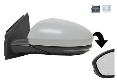 Side view mirror Renault Megane: 4407817 Van Wezel Rearview mirror external left