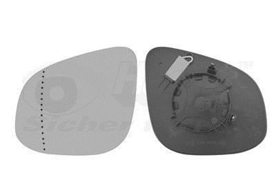 Van Wezel 4412831 Wing mirror glass, left 4412831 4412831 Van Wezel Wing mirror glass, left