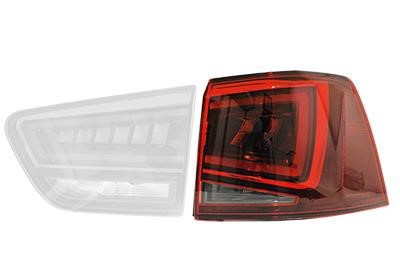 Back lights Seat: 4958924 Van Wezel Tail lamp upper right
