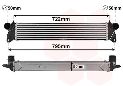 Intercooler charger Fiat Sedici: 52004701 Van Wezel Intercooler, charger