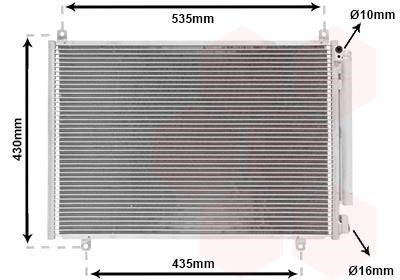 Air con condenser Suzuki: 52015703 Van Wezel AC Condenser