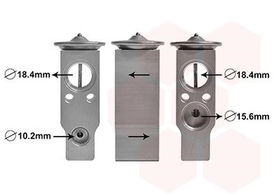 53001637 Van Wezel Air conditioner expansion valve
