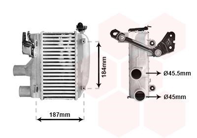 Intercooler Toyota Corolla: 53014703 Van Wezel Intercooler, charger