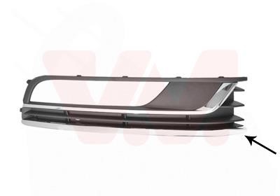 Radiator grille Volkswagen: 5740594 Van Wezel Front bumper grille (plug) right