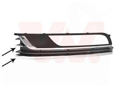 5740595 Van Wezel Front bumper grille (plug) left